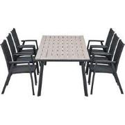 Garden Impressions Santana tuinset 7-delig - Penedo tuintafel 230x100 ...
