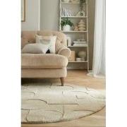 Rond Wollen vloerkleed - Gigi Naturel / Beige - 160 X 160 CM