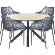 Garden Impressions Air XL tuinset 5-delig donker grijs - Tulli tuintaf...