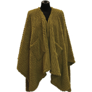 Unique Living - Omslagplaid Clio 148x160cm - Moss Green