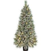 Black Box Trees Vandans Kerstboom met Verlichting Led - Groen Frosted ...