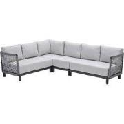 Garden Impressions Oliver loungeset 4-delig - donker grijs