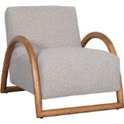 LABEL51 Fauteuil Viggo - Naturel - Naturel Houten Frame - 70x90x74 cm