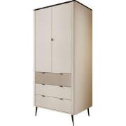 Meubella - Kledingkast Mace - Beige - 90 cm