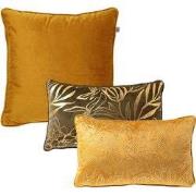 KUSSENSET - 3-delig - Bauke/Lonne - 45x45 cm, 30x50 cm - bladmotief - ...