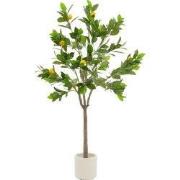 Kunst citroenboom 160 cm kunstplant in pot met fruit ML design
