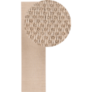 NANDED - Vloerkleed - Lichtbeige - 80 x 300 cm - Jute