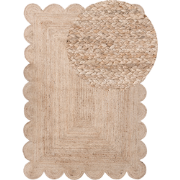 HINGOLI - Vloerkleed - Beige - 160 x 230 cm - Jute