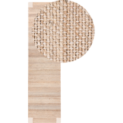 AMRAVATI - Vloerkleed - Lichtbeige - 80 x 300 cm - Jute