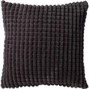 ROME - Kussenhoes 45x45 cm - 100% polyester - effen kleur - Charcoal G...