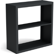 Beltza zwarte houtopslag onderverdeling 2 vakken 1000x385x1000 mm