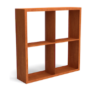 Egura cortenstaal houtopslag onderverdeling 4 vakken 1500x385x1500 mm