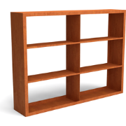 Egura cortenstaal houtopslag onderverdeling 6 vakken 2000x385x1500 mm