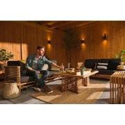 Riverside teak 2-zits bank incl. kussens Tuindeco