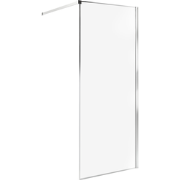 WASPAM - Douchescherm - Zilver - 80 x 190 cm - Veiligheidsglas