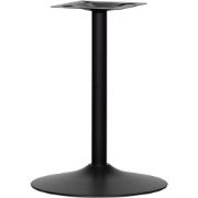 WOOOD Bistro Ronde Buisvoet - Metaal - Zwart - 72x54x54