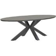 Garden Impressions Edison tuintafel - ovaal - 220 cm - grey teak Viron...