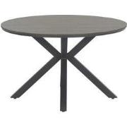 Garden Impressions Edison tuintafel - Ø122 cm - grey teak Vironwood