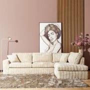 Starfurn MySofa Teddy | 2,5 zits + Divan Rechts | Beige