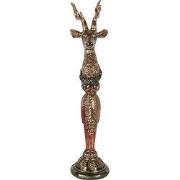 Clayre & Eef Decoratie Beeld Hert 16x22x70 cm Goudkleurig Kunststof