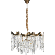 JEMNI - Kroonluchter - Goud - Kristal