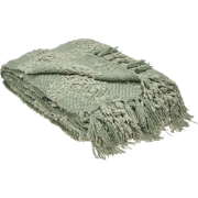 VELLA - Plaid - Groen - 200 x 220 cm - Polyester