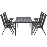Garden Impressions Siena tuinset 7-delig verstelbaar - Kasper tuintafe...