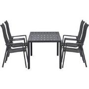 Garden Impressions Siena tuinset 5-delig - Kasper tuintafel 160x84 cm