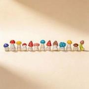 URBANJNGL - Zwammenfeest - Decoratieve mini paddenstoel poppetjes - 13...