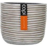 Ei pot Rib III 14.5x13.5 ivoor