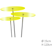 3 stuks! Zonnevangers Citroen geel medium 120x15 cm Cazador Del Sol