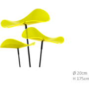 3 stuks! Zonnevangers Lucy Citroen geel groot 175x20 cm Cazador Del So...