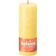 Rustiek stompkaars shine 190/68 sunny yellow