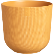 Jazz rond 19 amber geel bloempot
