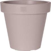 Bloempot ek rond 60 cm taupe