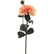 Kunstbloem dahlia 61 cm, lichtroze