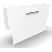 Cascadi Aluminium Watervalelement (op vijver) Lengte: 1000 Breedte: 25...