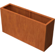 Artesa Rechthoekige plantenbak cortenstaal L150 x B40 x H80 cm