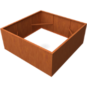 Artesa Rechthoekige plantenbak cortenstaal L200 x B200 x H80 cm