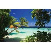 Tuindoek malediven 210x140cm blauw