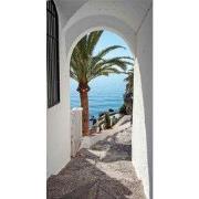 Tuindoek deur steeg sardinie 170x90cm