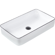 XERT - Wastafel - Wit - 61 x 35 cm - Keramiek