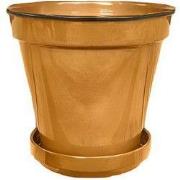 Upcycle pot Koning geel M 16x14cm