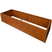 Artesa Rechthoekige plantenbak cortenstaal L140 x B140 x H30 cm zonder...