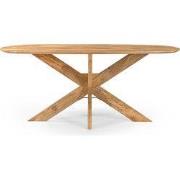 Benoa Eettafel Deens Ovaal Runa met Houten Onderstel 200