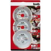 3 diamant doorslijpschijven 125mm