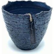 Villa Pottery  Zwart Blauwe pot Stelvio - 21