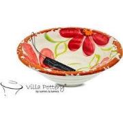 Villa Pottery  Flowergarden schaal Roze - cm