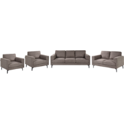 LOUSTO - Bankenset 7-zits - Bruin - Polyester