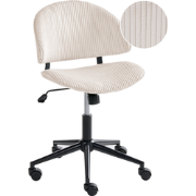 KIANA - Bureaustoel - Off-white - Corduroy